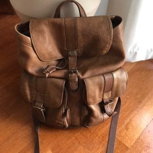 L.L. Bean Bags - L. L. Bean leather backpack L.L. Bean Bags - L. L. Bean leather backpack